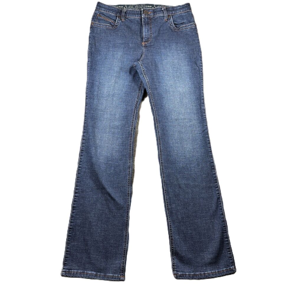Wrangler Q Baby Women Jeans Bootcut Dark Wash Western Rodeo 13x34 Long Tall M264